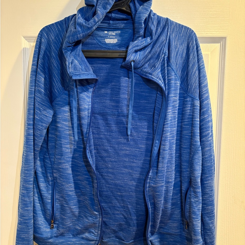 Tek Gear Women's Heathered Blue Sweater